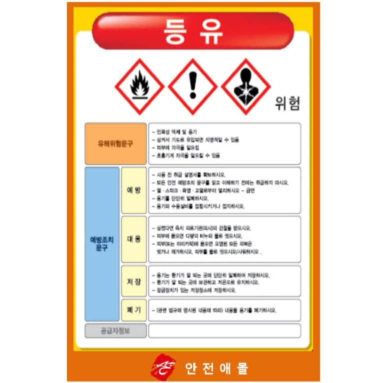 MSDS (등유)